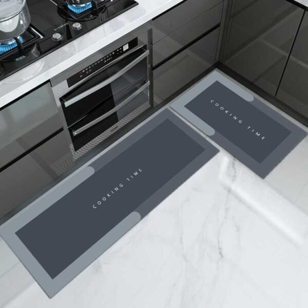 2 Pcs Kitchen Mats, Waterproof Memory Foam Kitchen Rugs, Standing Desk Mat Floor Mats, Comfort Runner Rug Carpets for Kitchen Floor, Sink (DeccoT) - Image 4