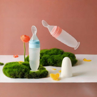Silicone Baby Food Feeder | Mess-Free & Gentle Feeding