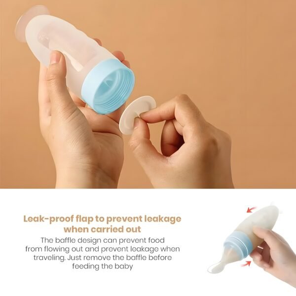 Silicone Baby Food Feeder | Mess-Free & Gentle Feeding - Image 5
