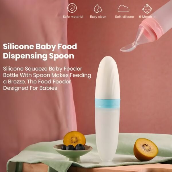 Silicone Baby Food Feeder | Mess-Free & Gentle Feeding - Image 2