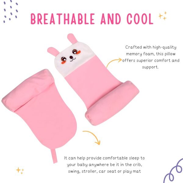 Newborn Baby Pillow | Breathable, Cute & Safe - Image 4